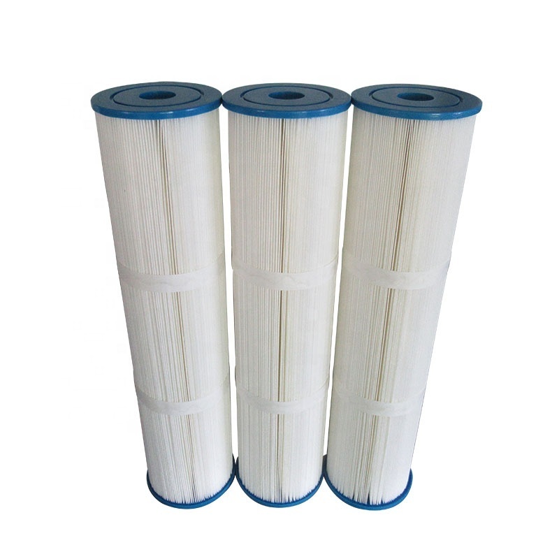 blue high flow Swimming Pool Washable Cartridge Pleated Water Filter