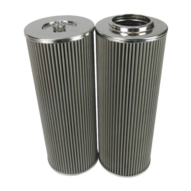 TOPEP customized oil filter cartridge 113*308 stainless steel mesh carbon steel end cap oil filter element