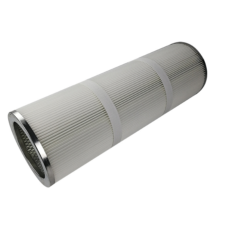 High efficiency Polyester high temperature dust filter cartridge customization dust collection air filter from China