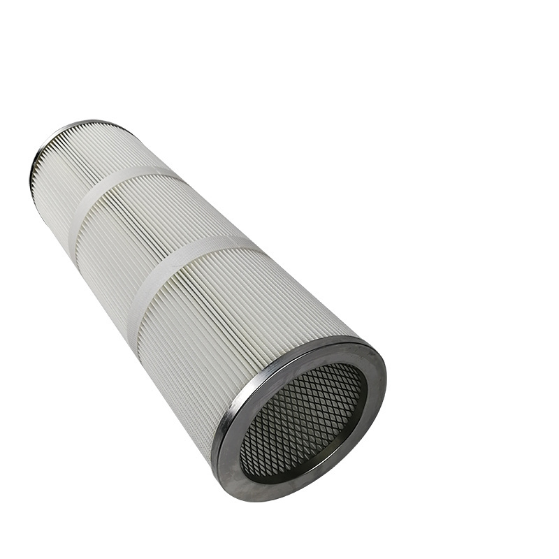 High efficiency Polyester high temperature dust filter cartridge customization dust collection air filter from China