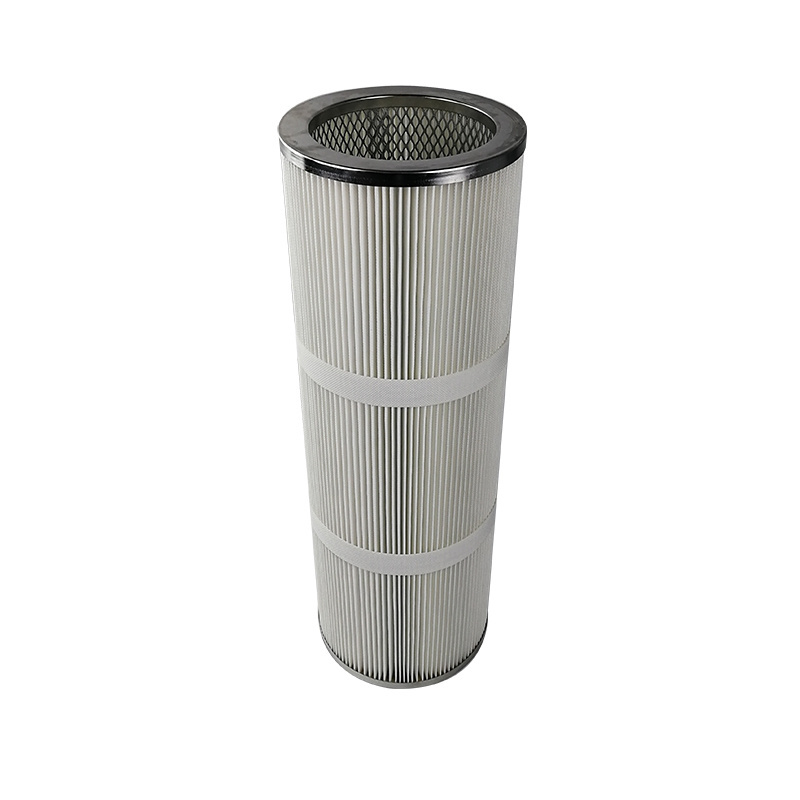 High efficiency Polyester high temperature dust filter cartridge customization dust collection air filter from China