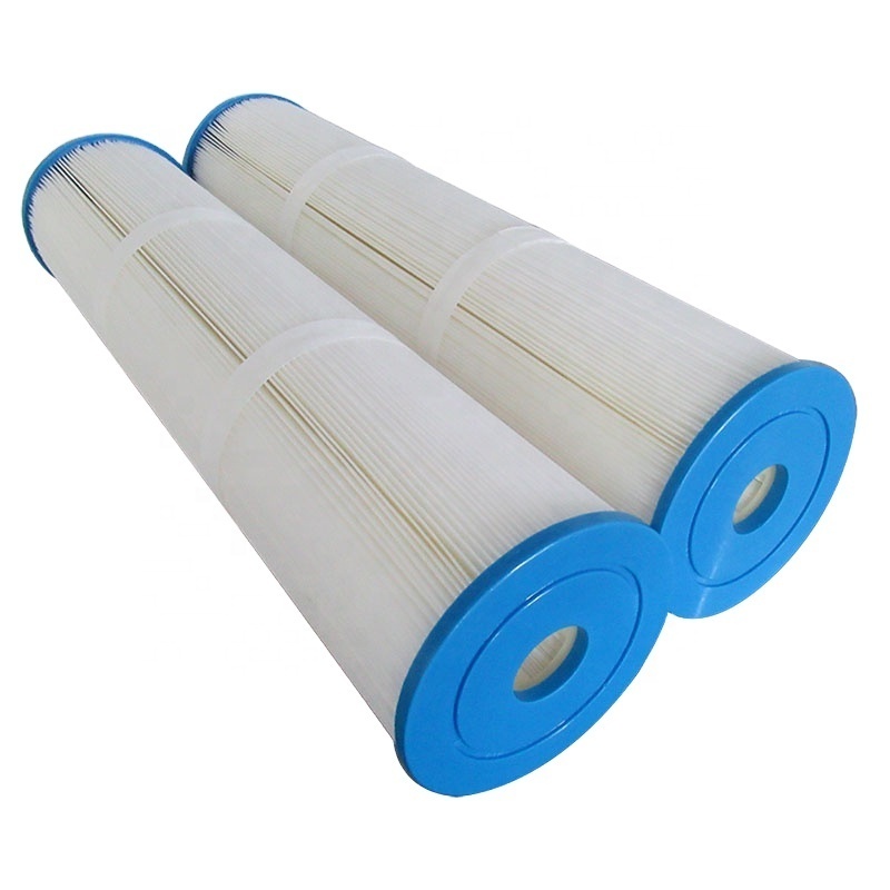 blue high flow Swimming Pool Washable Cartridge Pleated Water Filter