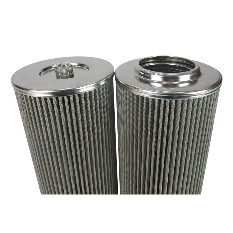 TOPEP customized oil filter cartridge 113*308 stainless steel mesh carbon steel end cap oil filter element