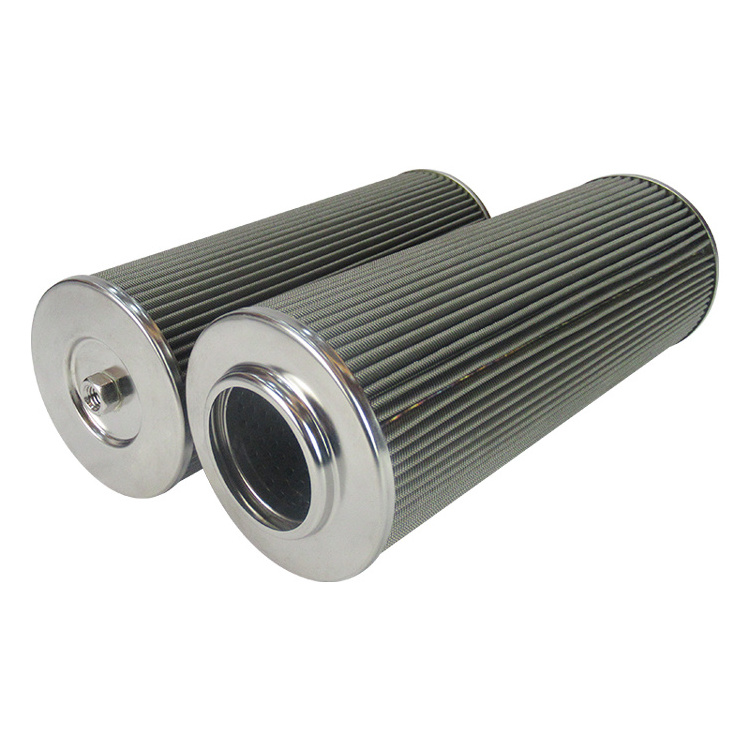 TOPEP customized oil filter cartridge 113*308 stainless steel mesh carbon steel end cap oil filter element