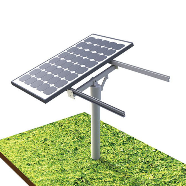 Hot sell Home Solar Ground Mount System Single Pole OF Solar Panel Ground Mounting Rotator Stand