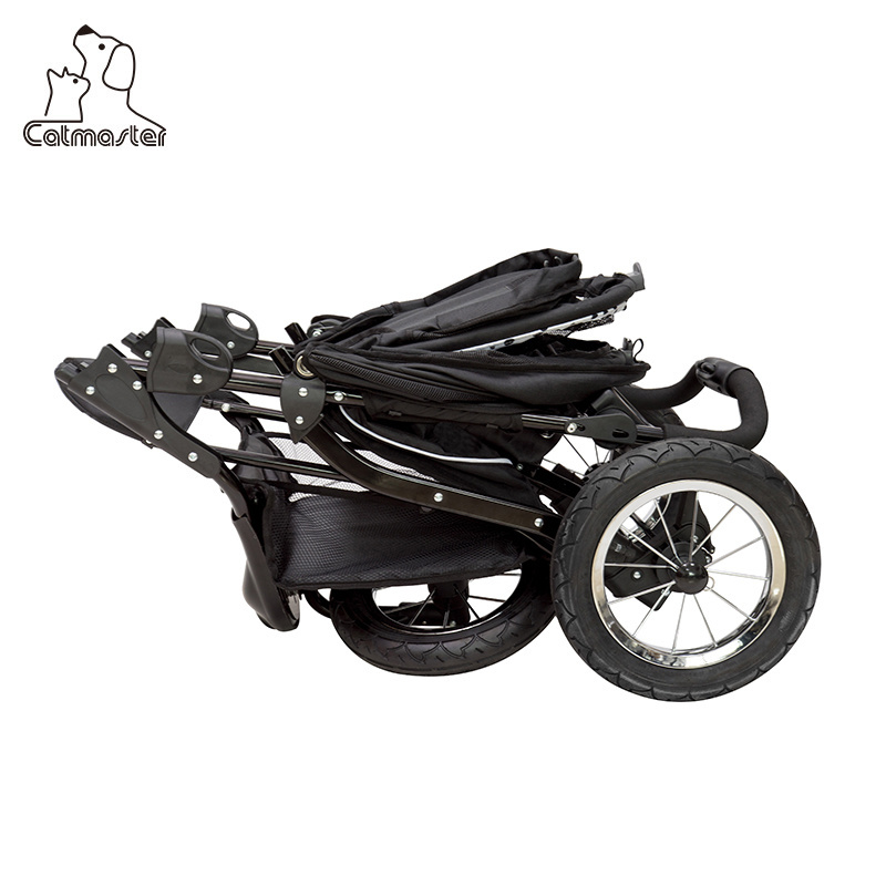 Portable Portable Pet Trolley 3 Wheels Pet Strollers Outdoor Travel Carrier Cat Dog Pet Cart Strollers