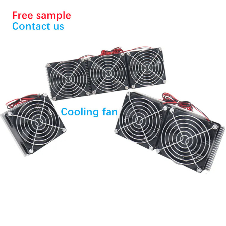 12 volt Water cooling fan thermoelectric cooler fan for peltier air conditioner