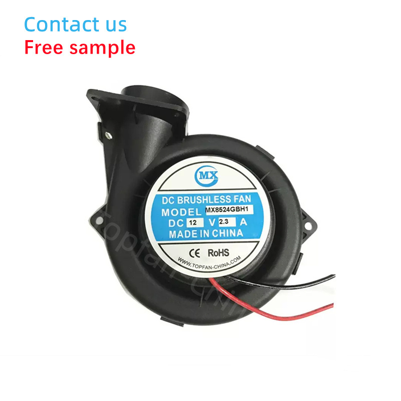 Turbo Blowers 16000rpm Spare Part Oxygen Therapy Air Centrifugal Fan 12v 24v High Pressure Blower Cpap Low Noise Small Size 85mm