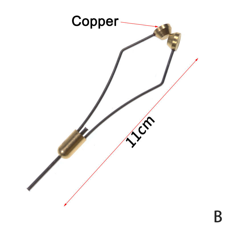 TOPIND Heavy Bullet Head Bobbin Thread Holder for Fly Fishing Tying Flies Making