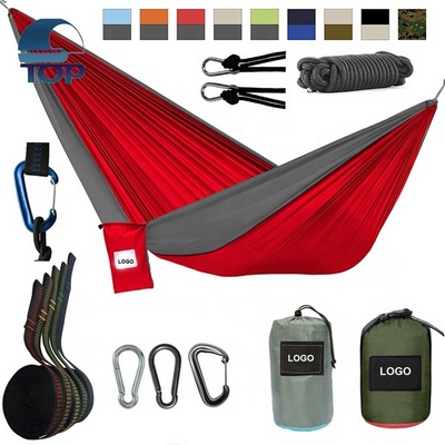 Double 210T nylon taffeta  hammock portable camping Hammock ripstop hammock