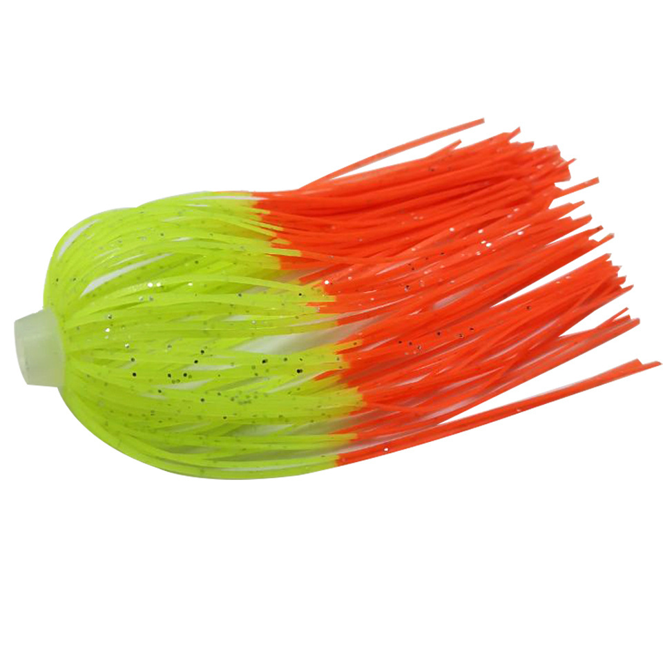 TOPIND 64mm 80 Strands Fishing Umbrella Skirt Silicone Skirts for Jig Fishing