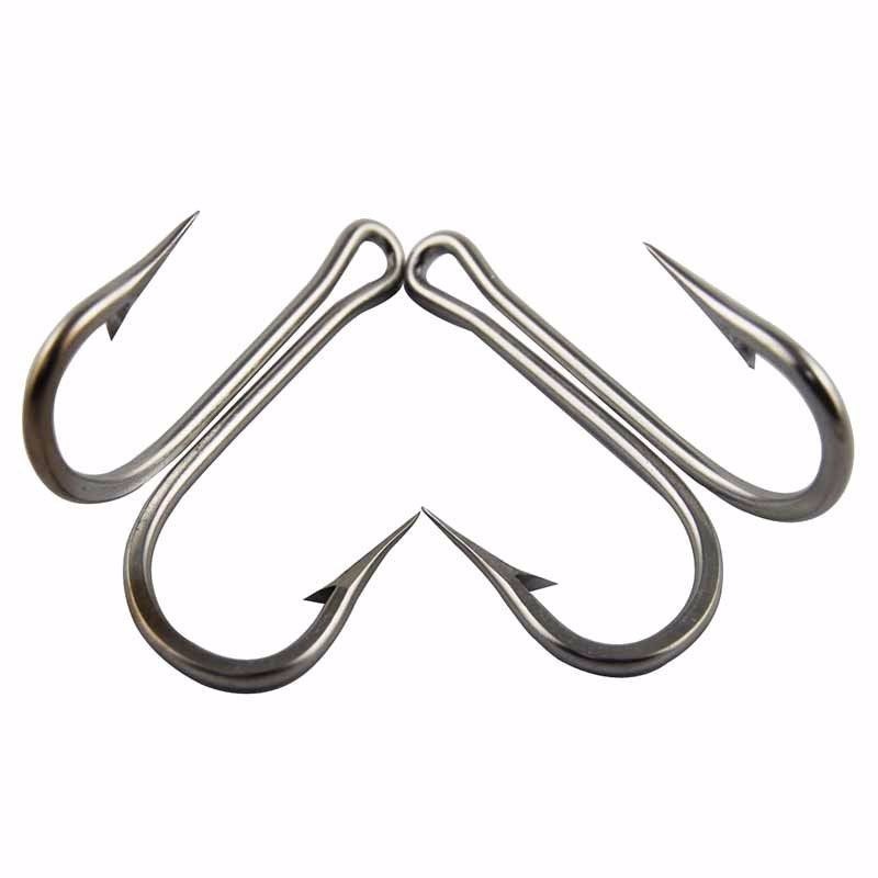 TOPIND High Stainless Steel 7982 Double Hooks For Freshwater Saltwater