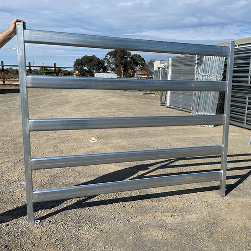 Oval Rails Full Welded Durable Quality Galvanized Heavy Duty Livestock Cattle Panels for Cattle Yard or Livestock Yard Fencing