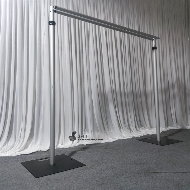 Hot sale factory price Topfinge round wedding tent backdrop stand used pipe and drape for sale