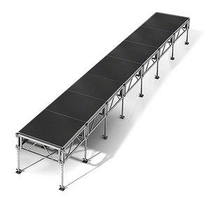 Mobile Portable Event Round Stage for Lighting Truss Stage Aluminum Stage platform Podium