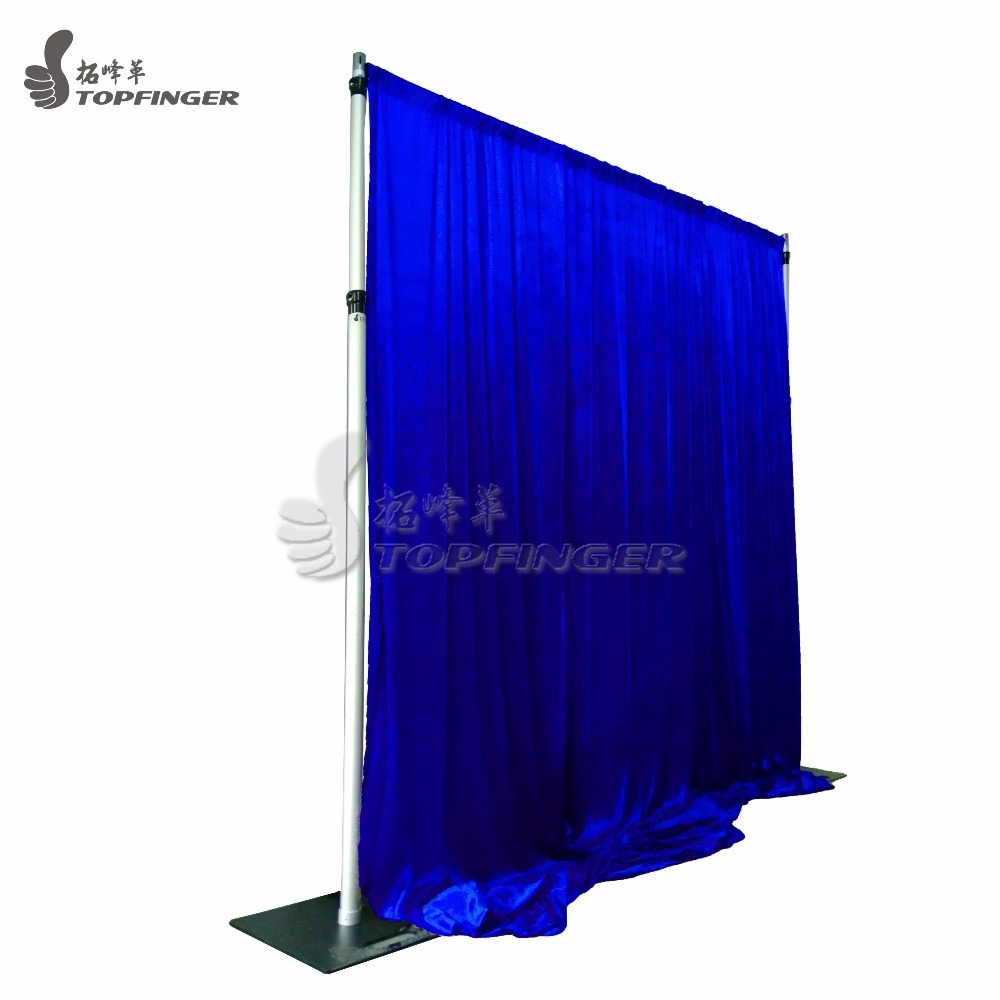 8'X20' telescopic adjustable used square curtains wedding backdrop stand exhibition pipe and drape for stage decoration