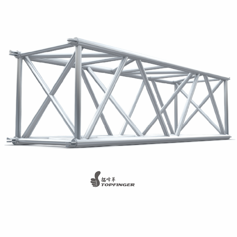 Topfinger truss for hanging speakers concert lighting tower aluminum square stage truss system