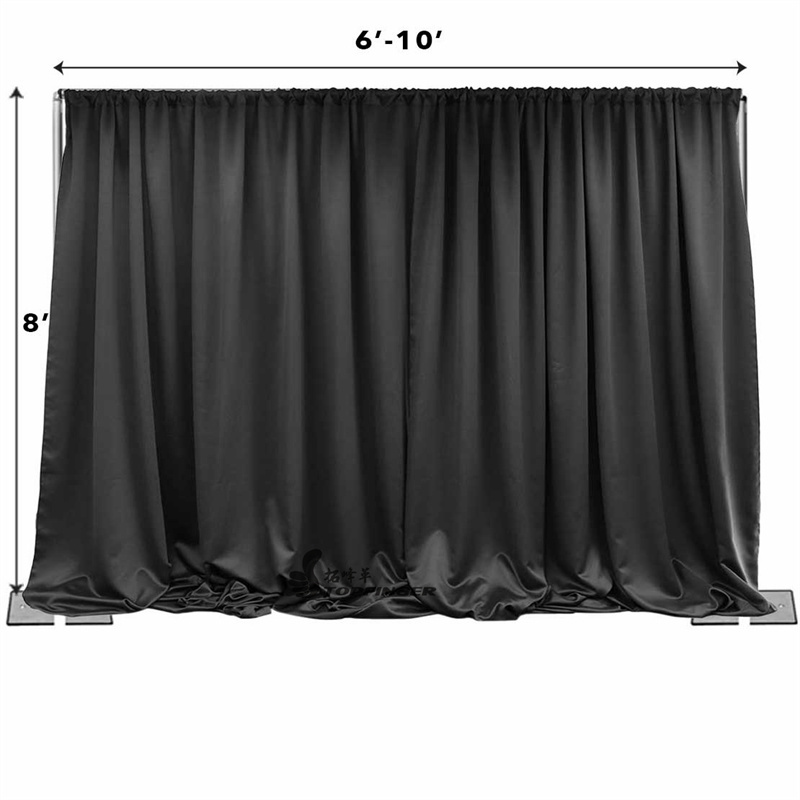 Topfinger 10-18ft portable telescopic upright wedding decoration frame used pipe and drape for sale