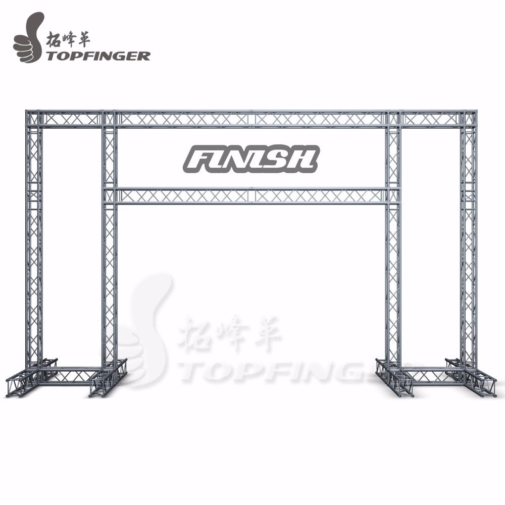 High Quality Speaker Mobile Portable Modular Gantry Concert Lighting Tower Hanging Led Display Truss System For Sale