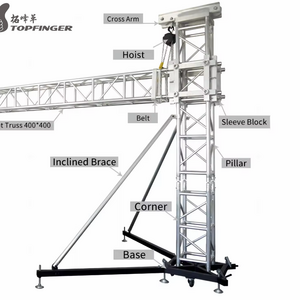 Aluminum Alloy Stage Truss System Design Lighting Flat Trusses Music Festival Stand Outdoor Indoor Bolt Spigot Truss