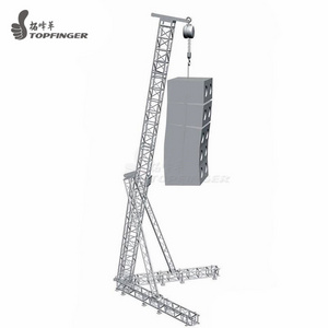 Manufacturer aluminum concert line array speaker tower portable truss for sale