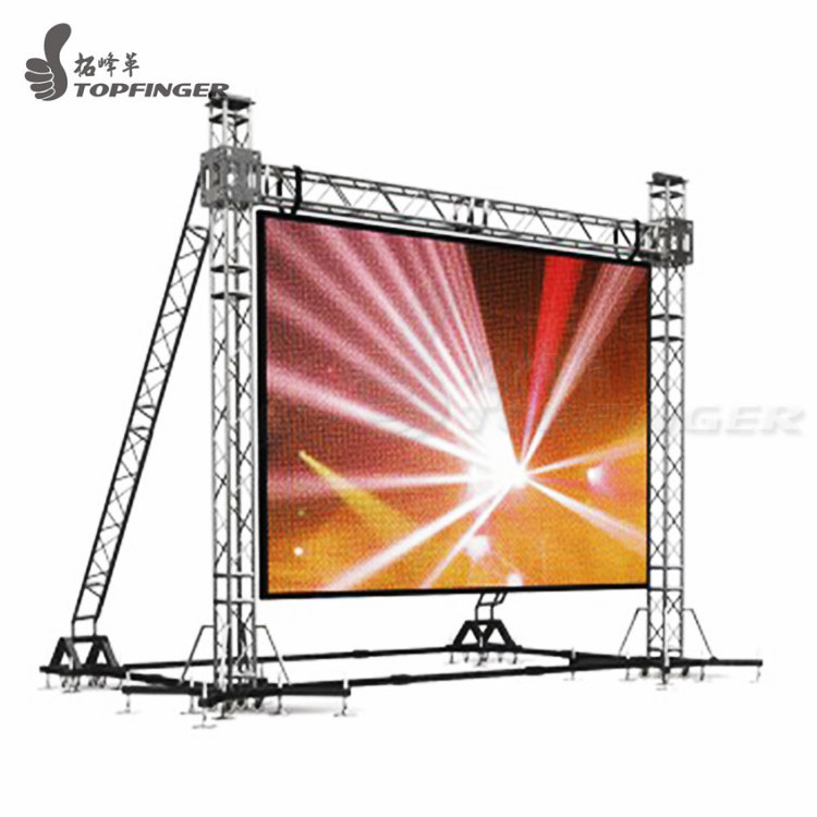 High Quality Speaker Mobile Portable Modular Gantry Concert Lighting Tower Hanging Led Display Truss System For Sale