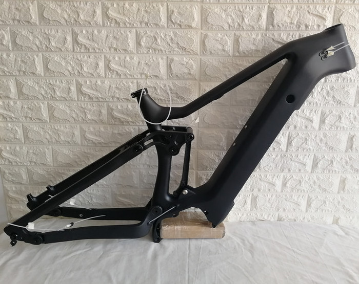 carbon e bike frame full suspension e bike rahmen bafang frame FM-MD17