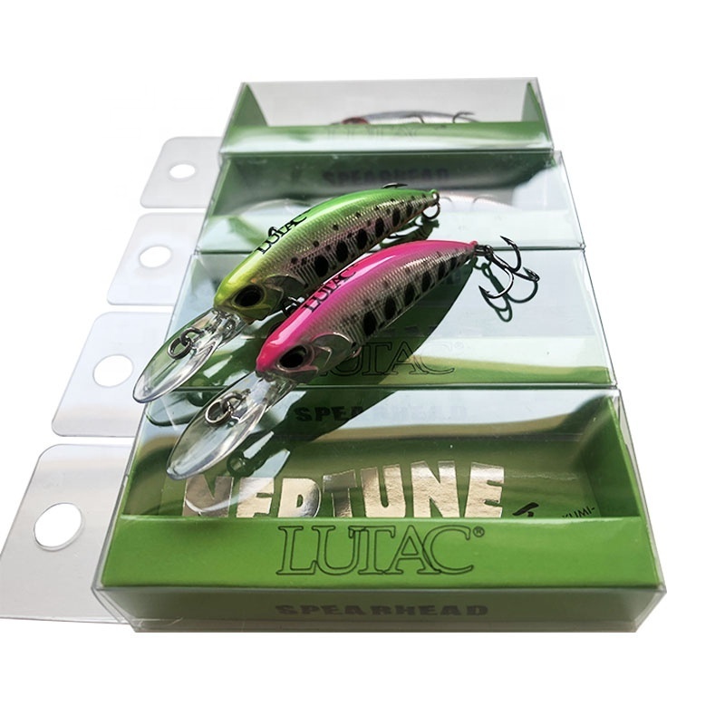 LUTAC 50mm 3.8g Fishing Minnow Lure 9 Colors Sinking Trout  Bass Bait With Treble Hooks