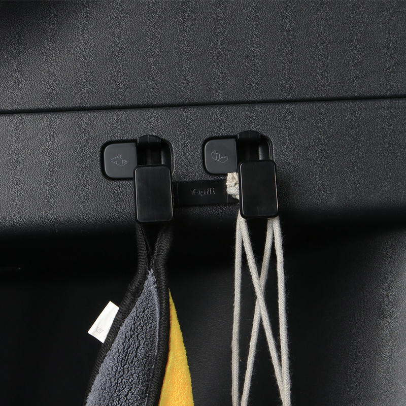 Model Y Rear Trunk Hook Storage Holder Luggage Bag Umbrella Hanger ABS Hooks 2021-2023 Car Interior Accessories