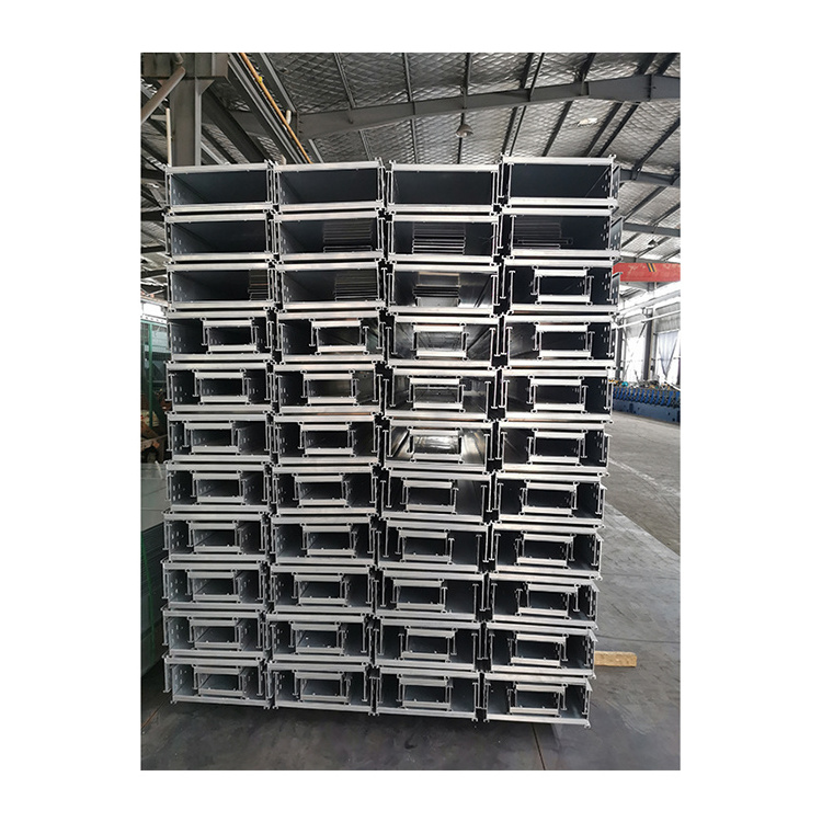 Pultruded insulated electrical FRP trough cable tray with cover, FRP cable raceway, Fiberglass cable trunking