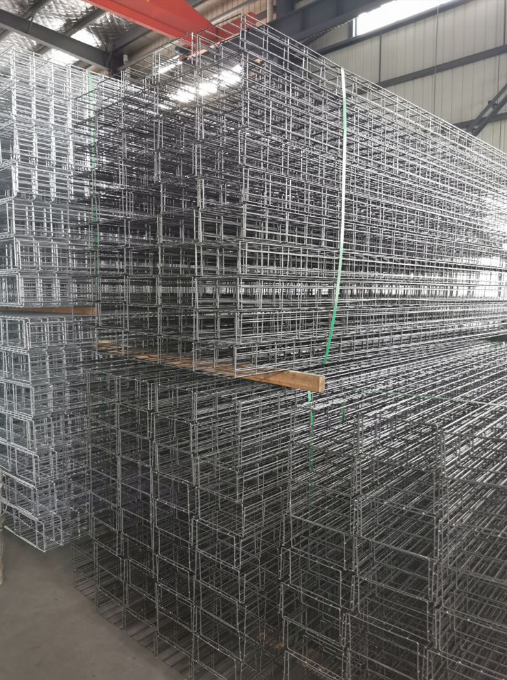 Q235 SS316 SS304 Customized Low Price Organizer Steel Wire Mesh Channel Basket Cable Management Tray