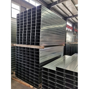 Pultruded insulated electrical FRP trough cable tray with cover, FRP cable raceway, Fiberglass cable trunking