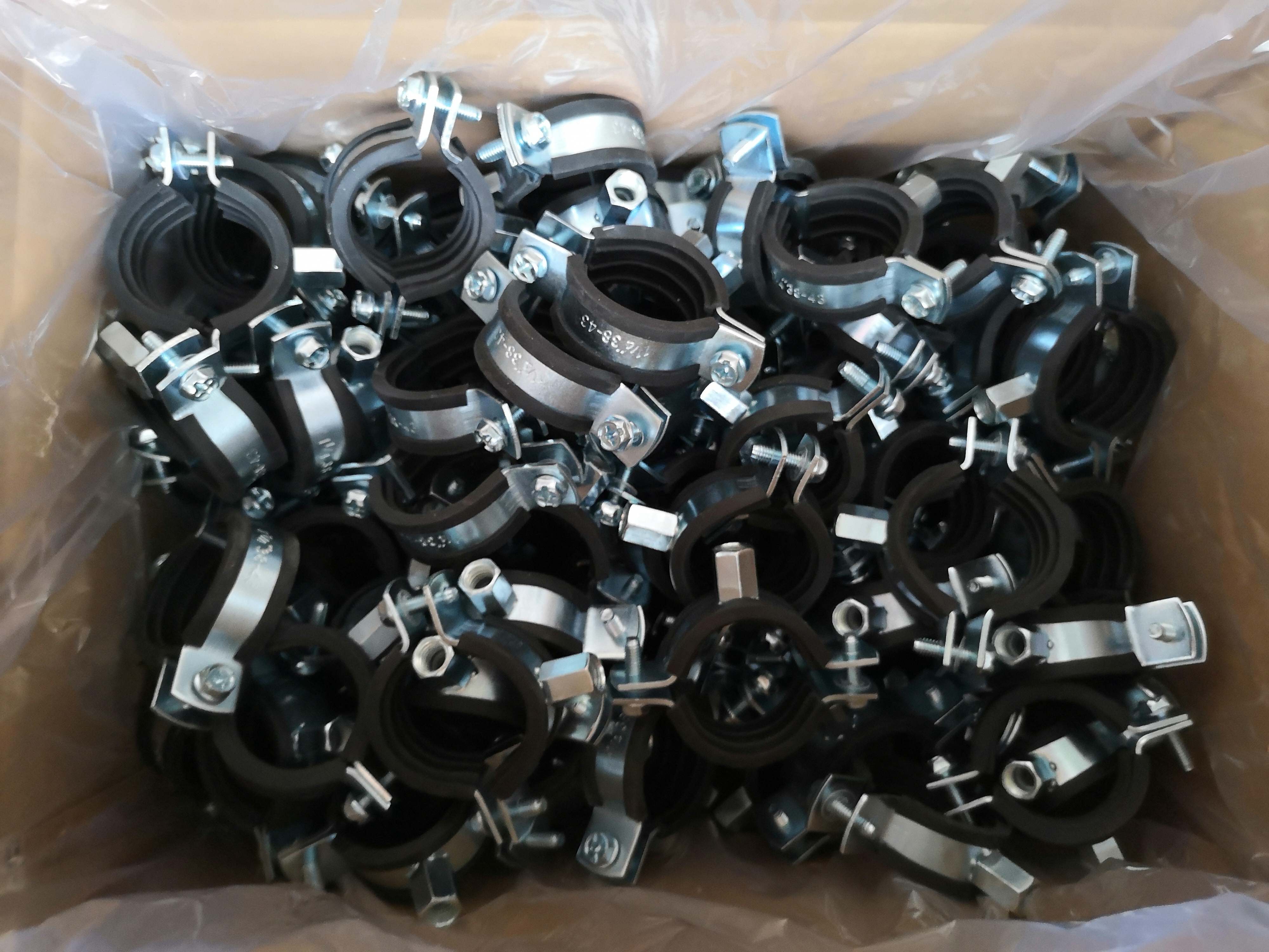 Factory directly sale Topfix Heavy Duty Pipe Clamps With Epdm Rubber Support Customization Popular