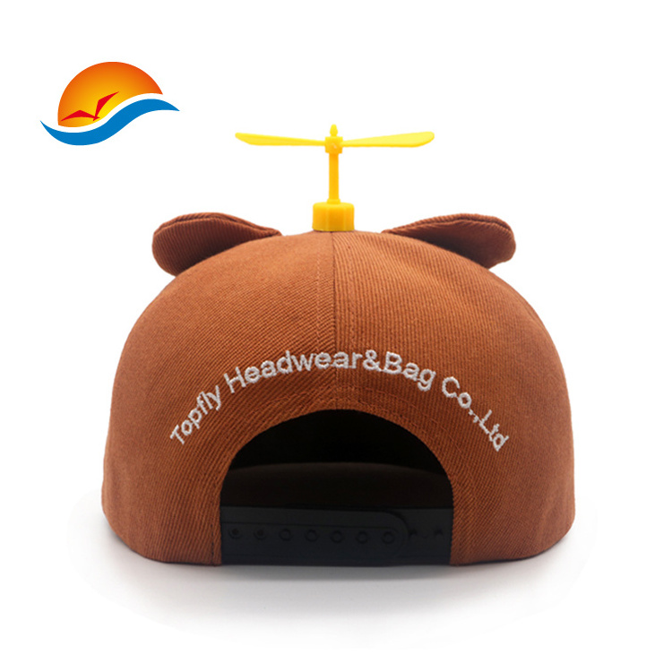 Custom High Quality Helicopter Propeller Unisex Outdoor Hat Sun Hat with Visors Suitable for Adults and Children Cap