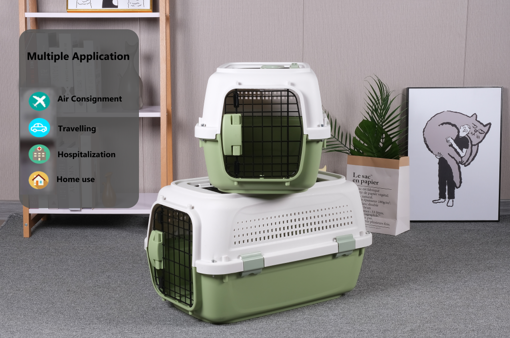 Air Approved Dog Travel Crate Pet Kennel Portable Pet Carrier for Small & Medium Dogs Cats for Indoor or Outdoor