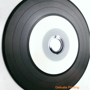 Blank CD-R Black Color  700mb 80min 52x Vinyl CD-R Half Printable Surface Professional for Music Audio CD Recording