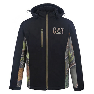 bomber hunting winter wind outdoor Windbreaker parka padding camouflage rain coat waterproof Hardshell jacket for men