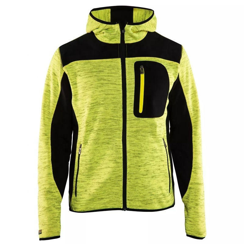 High Visibility workwear uniforms Hi vis waterproof Work Tear abrasion resistant Two Tone softshell Safety Reflective Jacket