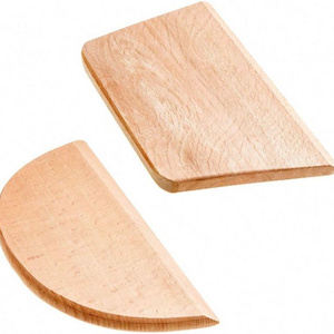 Wood Dough Scraper Bowl Scraper Cake Dough Cutter Food Scrappers for Kitchen Baking Cake Fondant Bread Dough Making