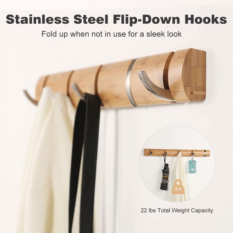 Economical custom design coat rack wall mounted  floating coat  key rack