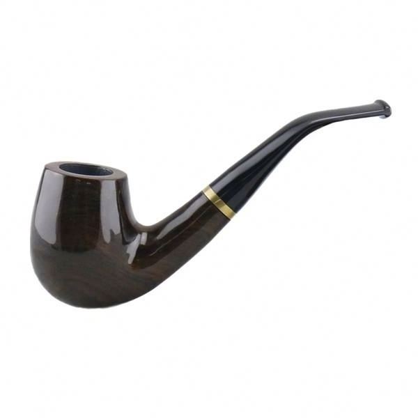 Handcrafted Enchase Smoking Real Natural Wooden Tobacco Pipe For Cigarettes