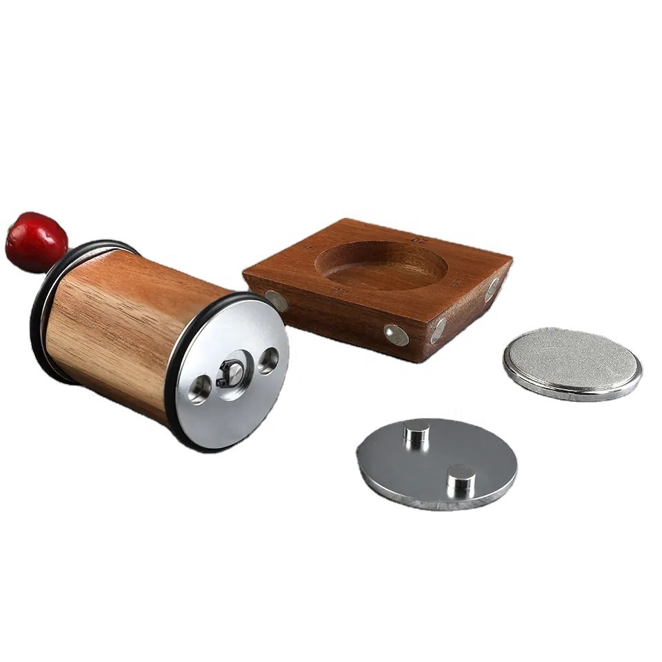 OEM Detachable Professional Stainless Steel Wooden Magnet Knife Sharpener In Kitchen