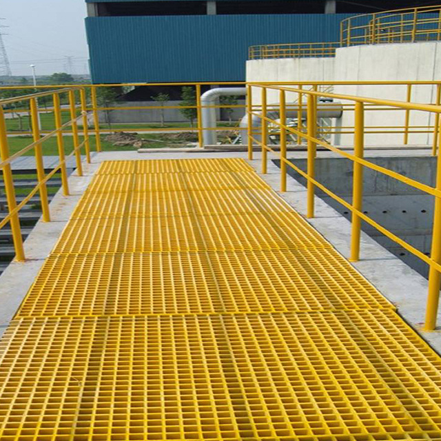 Frp/grp Molded Grating Fiberglass Grating For Car Washing And Walkway