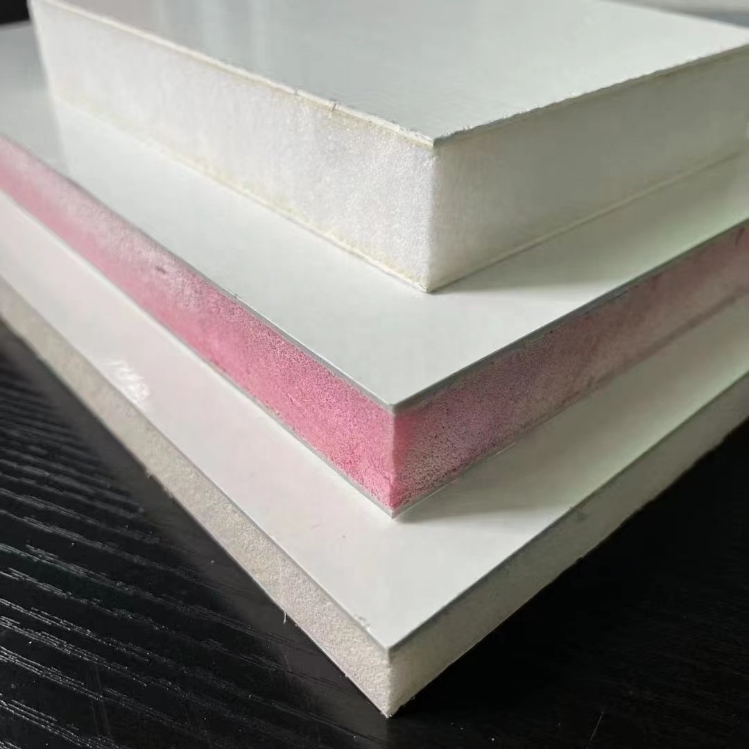 PU insulated polyurethane sandwich exterior wall panel for cold storage warehouse and roof panels