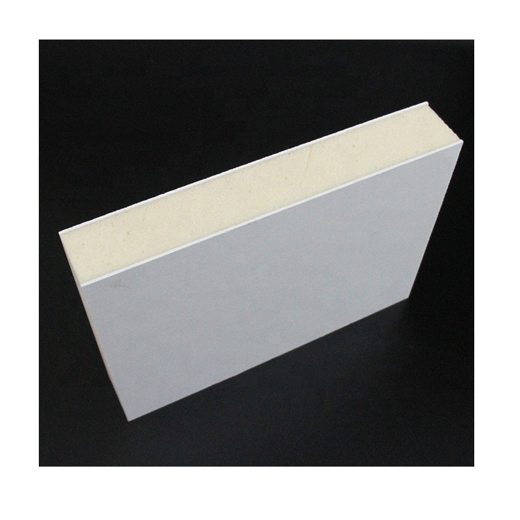 PU insulated polyurethane sandwich exterior wall panel for cold storage warehouse and roof panels