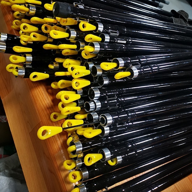 10m fiberglass telescopic flagpole fiber rods