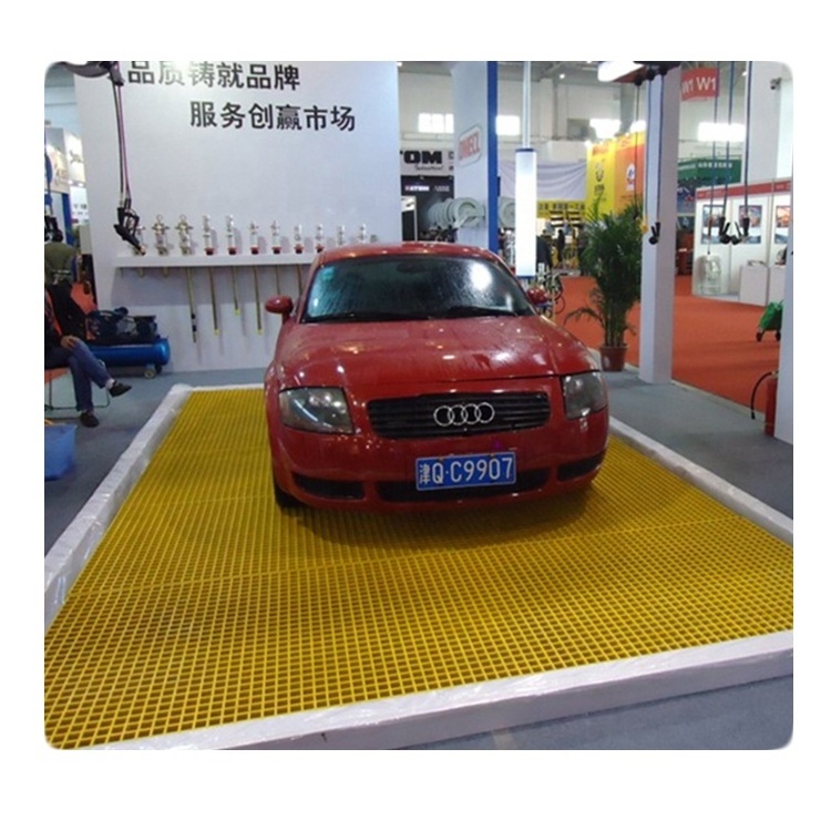 Anti Slip Grp Moulded Reinforced Plastic Fiberglass Grating Frp Trench Grating For Walkway