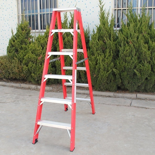 3/4/5/6 Step Fiberglass A Type Folding Ladder