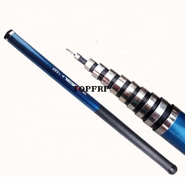 7m 8m 10m 15m 18m Telescopic Extension Pole Fiberglass Fishing Rod