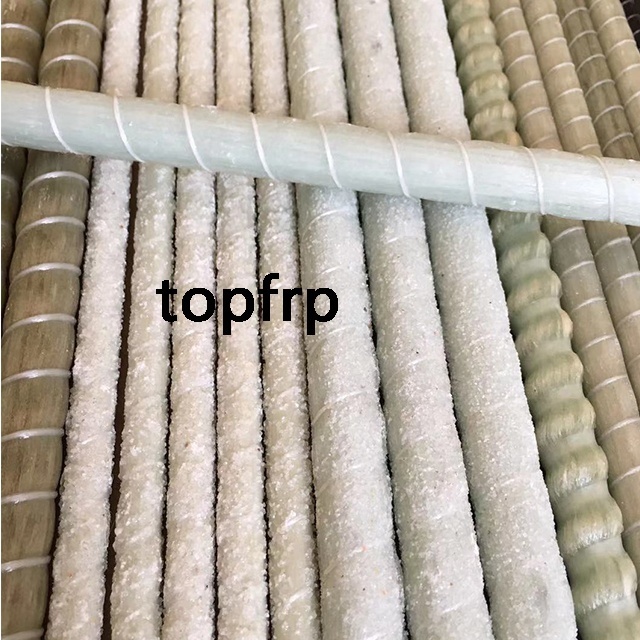 Sand Coated Fiberglass FRP Composite Rebar For Cast Stone Balustrade